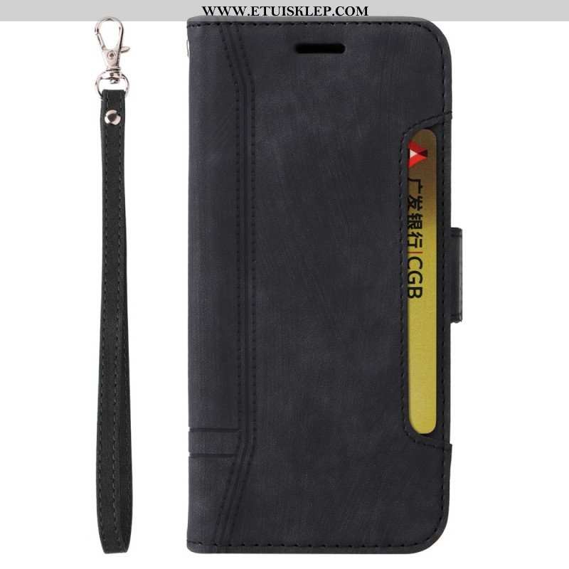 Etui Folio do Poco X5 5G Betopnice Przednie Etui Na Karty